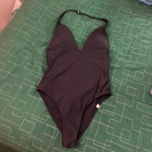 Summersalt deep plunge halter swimsuit, size 6